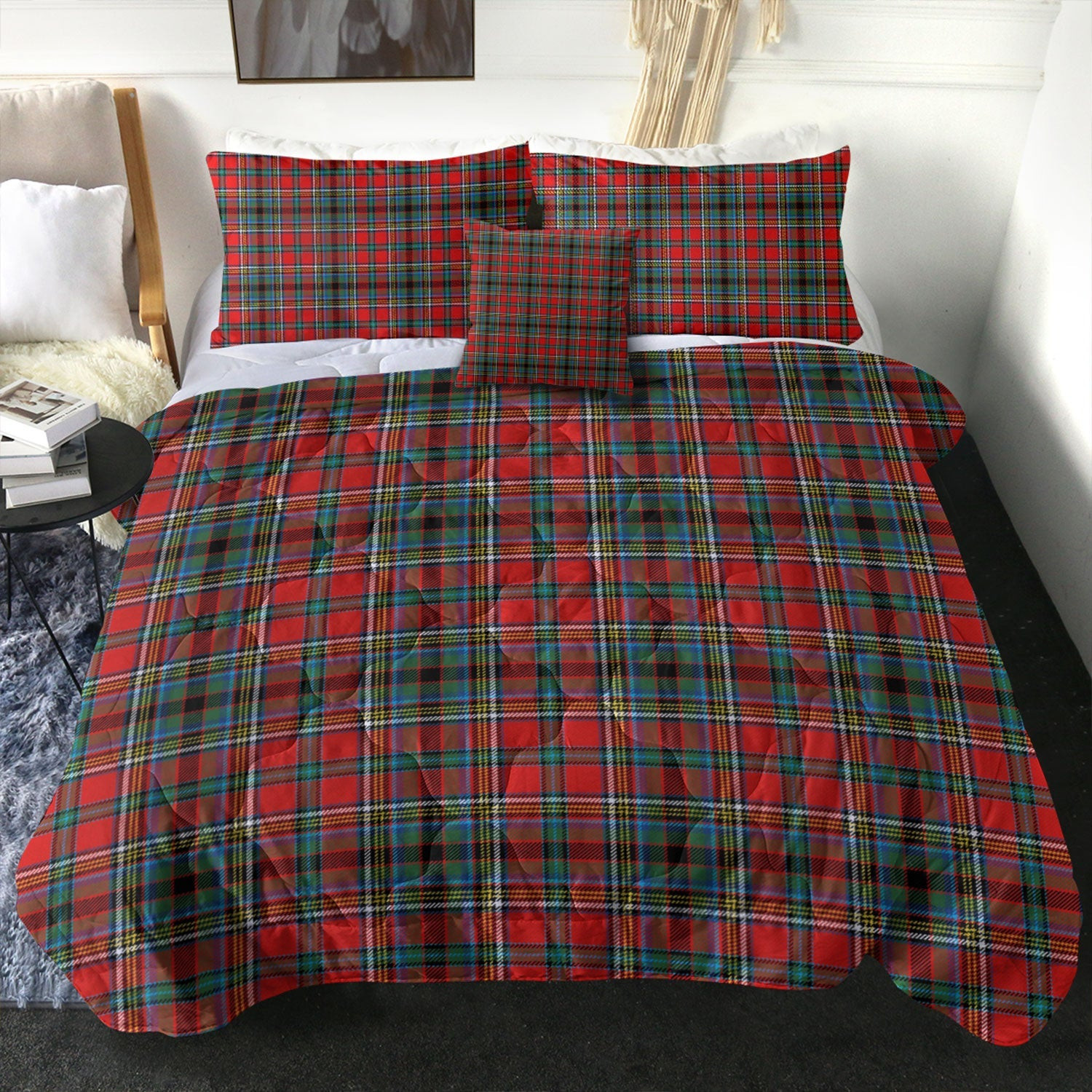 ScotsTee Shop Scottish Anderson of Ardbrake Clan Crest Tartan Plaid Comforter Set