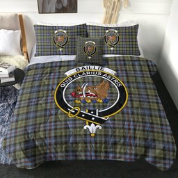 ScotsTee Shop Scottish Baillie of Lamington Weathered Clan Crest Tartan Plaid Comforter Set