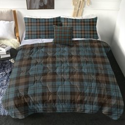 ScotsTee Shop Scottish Campbell of Glenlyon Weathered 2 Clan Crest Tartan Plaid Comforter Set