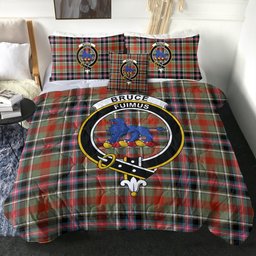 ScotsTee Shop Scottish Bruce of Kinnaird Ancient Clan Crest Tartan Plaid Comforter Set
