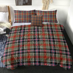 ScotsTee Shop Scottish Bruce of Kinnaird Ancient Clan Crest Tartan Plaid Comforter Set