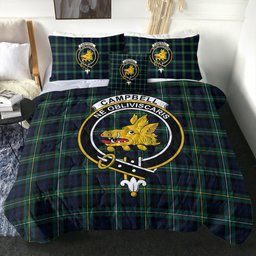 ScotsTee Shop Scottish Campbell of Argyll Modern 2 Clan Crest Tartan Plaid Comforter Set