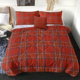 ScotsTee Shop Scottish Burnett of Leys Ancient Clan Crest Tartan Plaid Comforter Set