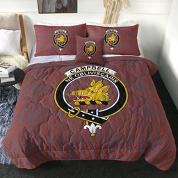 ScotsTee Shop Scottish Campbell of Loudon Plaid Weathered 2 Clan Crest Tartan Plaid Comforter Set