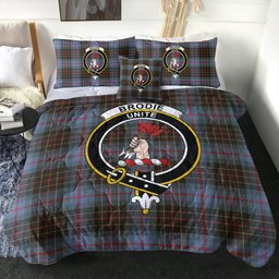 ScotsTee Shop Scottish Brodie Hunting Weathered Clan Crest Tartan Plaid Comforter Set