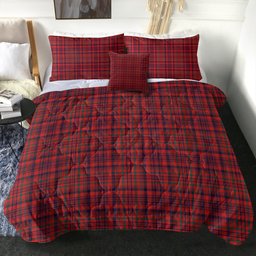 ScotsTee Shop Scottish Campbell of Loudon Plaid Modern 2 Clan Crest Tartan Plaid Comforter Set