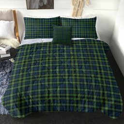 ScotsTee Shop Scottish Campbell of Argyll 1815 Modern 2 Clan Crest Tartan Plaid Comforter Set