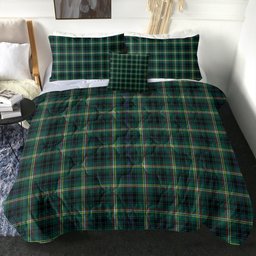 ScotsTee Shop Scottish Campbell Marquis of Lorne Modern 2 Clan Crest Tartan Plaid Comforter Set