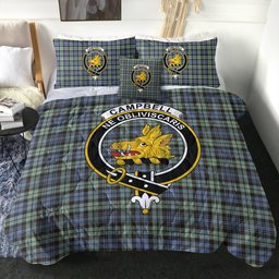 ScotsTee Shop Scottish Campbell of Inveraray Ancient 2 Clan Crest Tartan Plaid Comforter Set