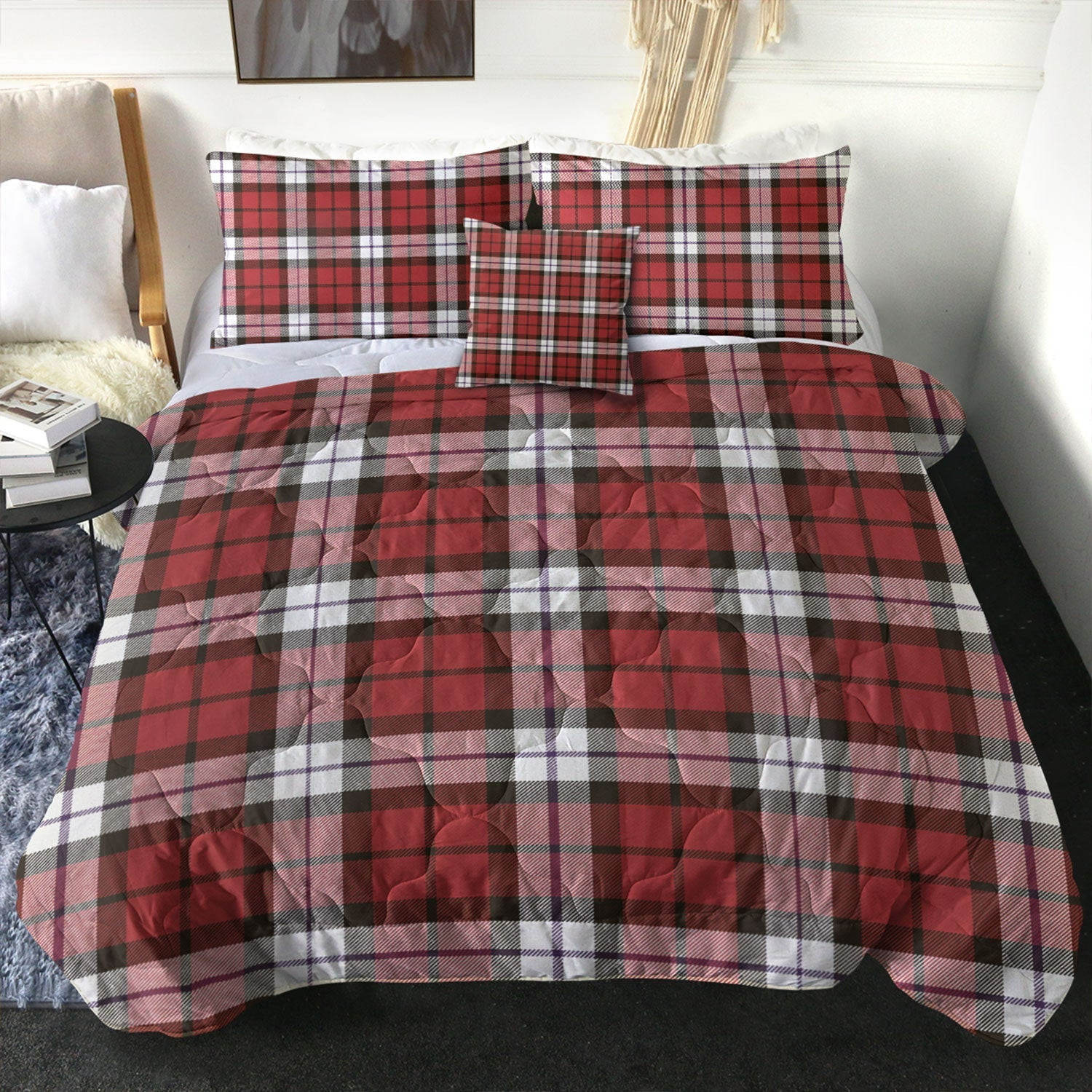 ScotsTee Shop Scottish Brodie Dress Weathered Clan Crest Tartan Plaid Comforter Set