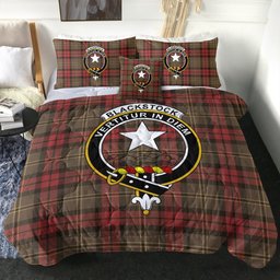 ScotsTee Shop Scottish Blackstock Hunting Weathered Clan Crest Tartan Plaid Comforter Set