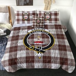 ScotsTee Shop Scottish Erskine Burgundy Clan Crest Tartan Plaid Comforter Set