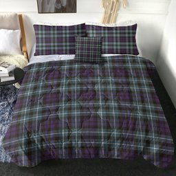 ScotsTee Shop Scottish Graham of Montrose Weathered Clan Crest Tartan Plaid Comforter Set