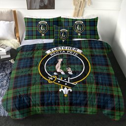 ScotsTee Shop Scottish Fletcher Family Modern Clan Crest Tartan Plaid Comforter Set