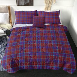 ScotsTee Shop Scottish Fraser of Reelig Modern Clan Crest Tartan Plaid Comforter Set