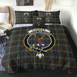 ScotsTee Shop Scottish Forbes of Druinnor Modern Clan Crest Tartan Plaid Comforter Set