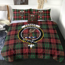 ScotsTee Shop Scottish Fraser of Altyre Ancient Clan Crest Tartan Plaid Comforter Set