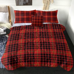 ScotsTee Shop Scottish MacDonald of Ardnamurchan (Donald of Ardnamurchan) Modern Clan Crest Tartan Plaid Comforter Set