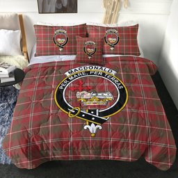 ScotsTee Shop Scottish MacDonald of Glenaladale (Donald of Glenaladale) 2006 Weathered Clan Crest Tartan Plaid Comforter Set