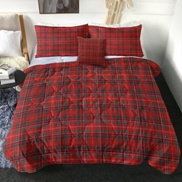 ScotsTee Shop Scottish MacDonald of Staffa (Donald of Staffa) Modern Clan Crest Tartan Plaid Comforter Set