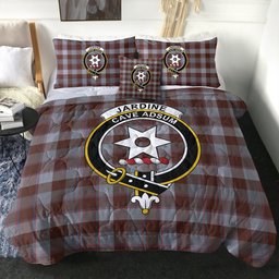 ScotsTee Shop Scottish Jardine of Castlemilk Modern Clan Crest Tartan Plaid Comforter Set