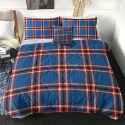 ScotsTee Shop Scottish Laing of Archiestown (Lang of Archiestown) Ancient Clan Crest Tartan Plaid Comforter Set