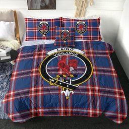 ScotsTee Shop Scottish Laing of Archiestown (Lang of Archiestown) Modern Clan Crest Tartan Plaid Comforter Set