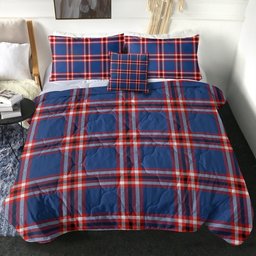 ScotsTee Shop Scottish Laing of Archiestown (Lang of Archiestown) Modern Clan Crest Tartan Plaid Comforter Set
