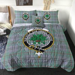 ScotsTee Shop Scottish Irvine of Glentulchan Ancient Clan Crest Tartan Plaid Comforter Set