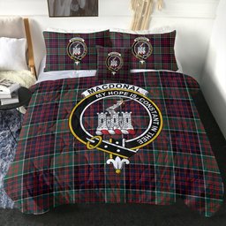 ScotsTee Shop Scottish MacDonald of Clanranald Modern Clan Crest Tartan Plaid Comforter Set