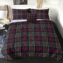 ScotsTee Shop Scottish MacDonald of Clanranald Modern Clan Crest Tartan Plaid Comforter Set