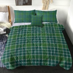 ScotsTee Shop Scottish MacDonald Lord of the Isles; Hunting Ancient Clan Crest Tartan Plaid Comforter Set