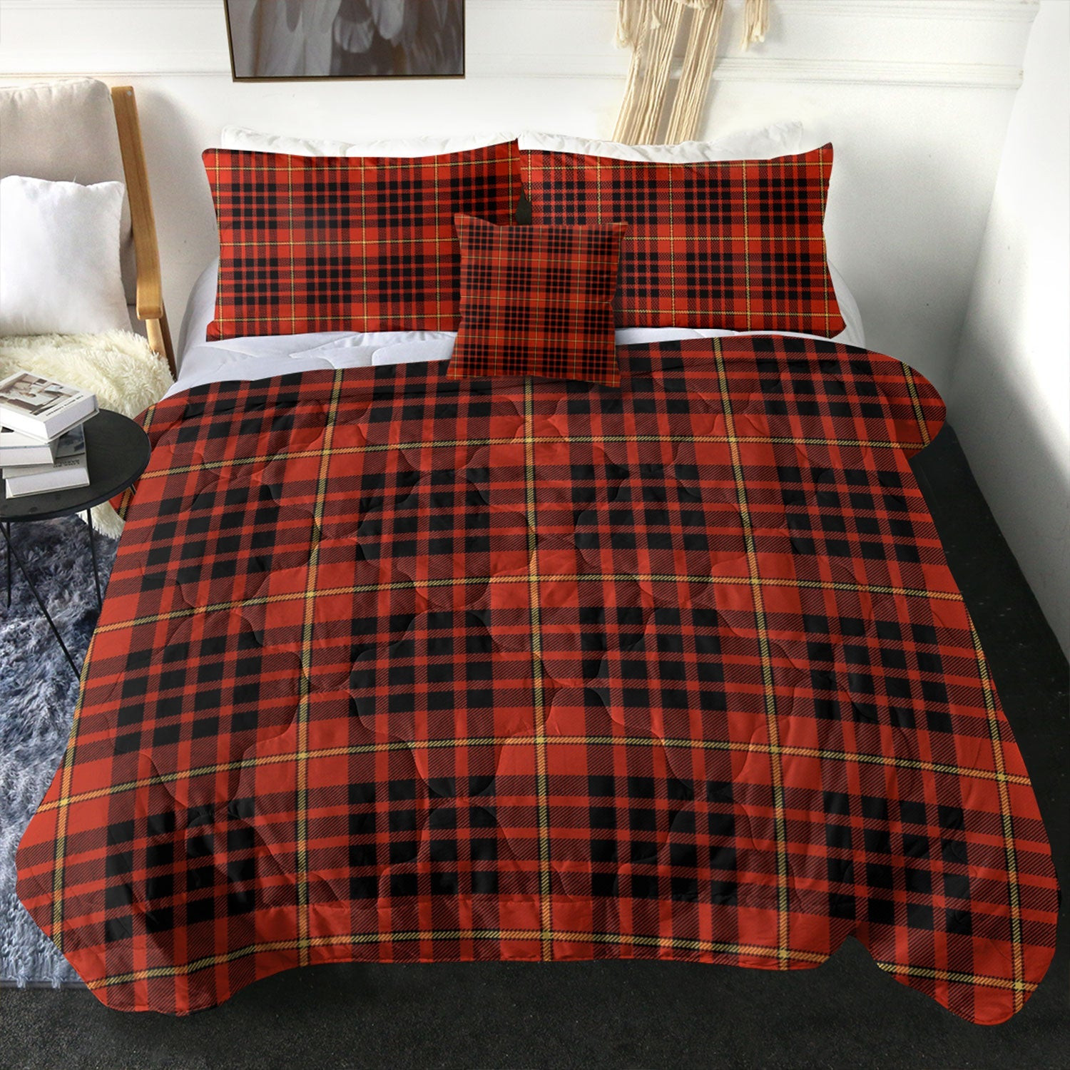ScotsTee Shop Scottish MacDonald of Ardnamurchan (Donald of Ardnamurchan) Ancient Clan Crest Tartan Plaid Comforter Set