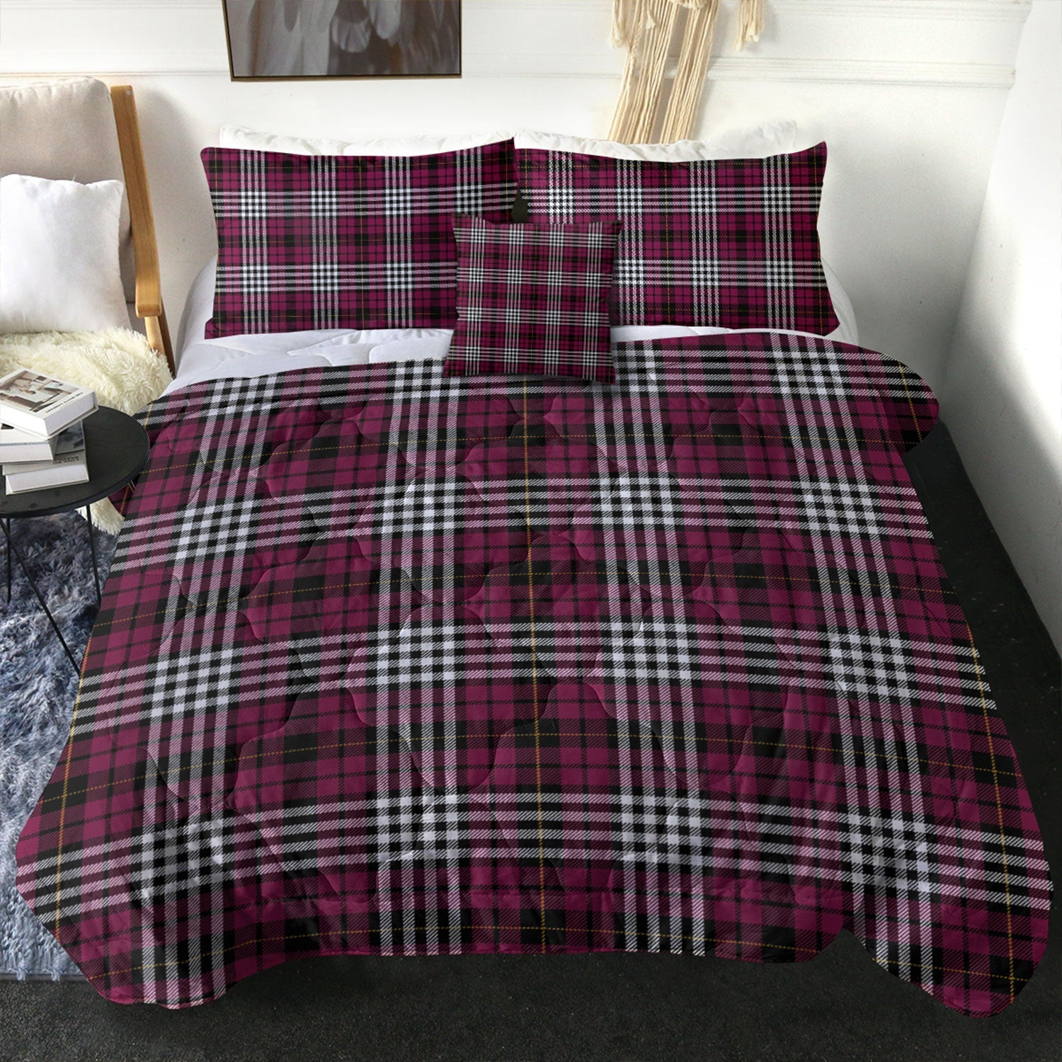 ScotsTee Shop Scottish Little of Morton Rigg Modern Clan Crest Tartan Plaid Comforter Set