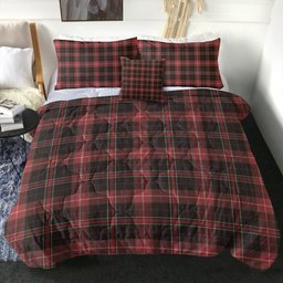 ScotsTee Shop Scottish MacDonald Sir John A (Donald Sir John A) Weathered Clan Crest Tartan Plaid Comforter Set