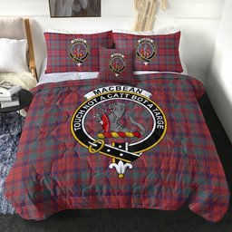 ScotsTee Shop Scottish MacBean of Tomatin (MacBain of Tomatin) Weathered Clan Crest Tartan Plaid Comforter Set