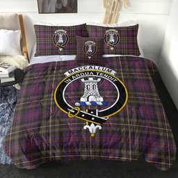 ScotsTee Shop Scottish MacCallum of Berwick Weathered Clan Crest Tartan Plaid Comforter Set