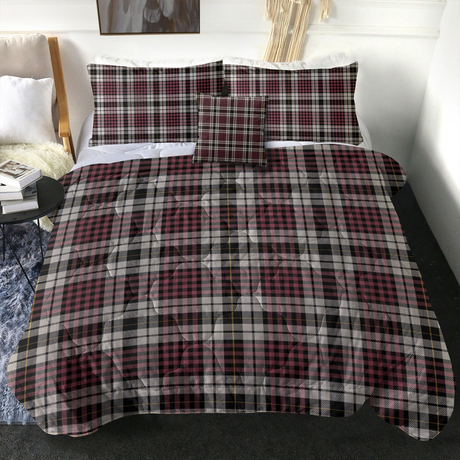 ScotsTee Shop Scottish Little Dress Ancient Clan Crest Tartan Plaid Comforter Set