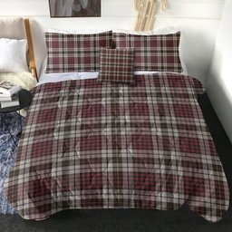 ScotsTee Shop Scottish Little Dress Weathered Clan Crest Tartan Plaid Comforter Set