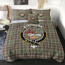 ScotsTee Shop Scottish MacDonald Lord of the Isles; Hunting Weathered Clan Crest Tartan Plaid Comforter Set