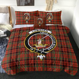 ScotsTee Shop Scottish Lumsden of Kintore Ancient Clan Crest Tartan Plaid Comforter Set