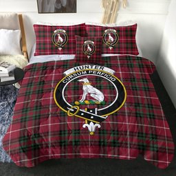 ScotsTee Shop Scottish Hunter of Bute (Hunter Maroon) Modern Clan Crest Tartan Plaid Comforter Set