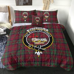ScotsTee Shop Scottish MacDonald of Glencoe (Donald of Glencoe) Modern Clan Crest Tartan Plaid Comforter Set
