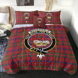ScotsTee Shop Scottish MacDonald of Glenaladale (Donald of Glenaladale) Modern Clan Crest Tartan Plaid Comforter Set