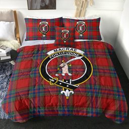 ScotsTee Shop Scottish MacRae of Ardentoul Modern Clan Crest Tartan Plaid Comforter Set