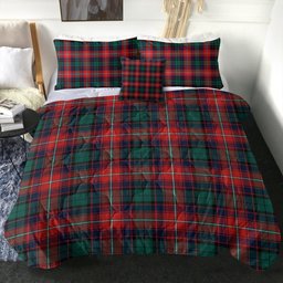 ScotsTee Shop Scottish Rattray of Lude Modern Clan Crest Tartan Plaid Comforter Set