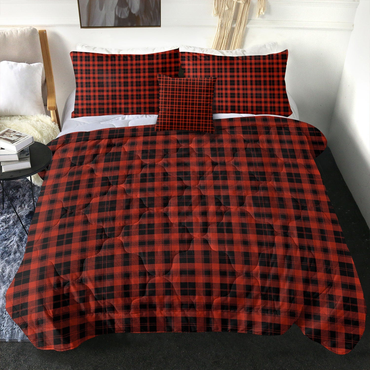 ScotsTee Shop Scottish Murray of Ochtertyre Ancient Clan Crest Tartan Plaid Comforter Set