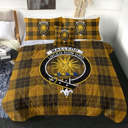 ScotsTee Shop Scottish MacLeod of Lewis Weathered Clan Crest Tartan Plaid Comforter Set