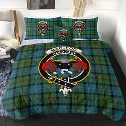 ScotsTee Shop Scottish MacLeod of Assynt Ancient Clan Crest Tartan Plaid Comforter Set