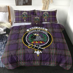 ScotsTee Shop Scottish MacLaren of Broich Weathered Clan Crest Tartan Plaid Comforter Set